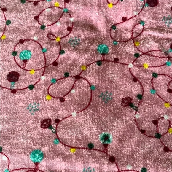 Pink Christmas Hand Towels - Picture 4 of 4